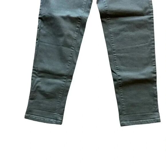 1822 Denim Olive Green Ankle Skinny Cotton Spandex Blend Soft SZ 10 #2193 - Picture 8 of 13